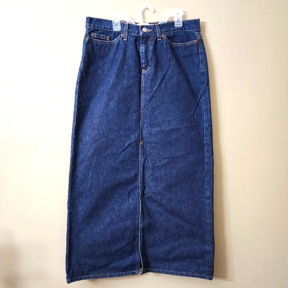 Jupe En Jean Denim Taille 8 (M) - Marque Gap, Courte, Style Mini, Bleu - Neuf Sans étiquettes